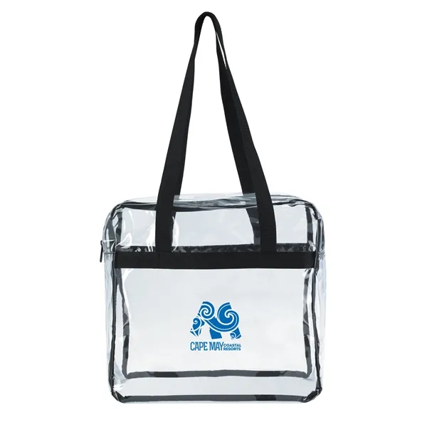 Clear Zippered Tote... from ASI 40480 Koozie Group / Norwood