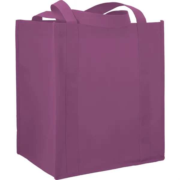 10" x 14.5" x 13" non-woven grocery tote bag with bottom... from ASI 66887 PCNA / Bullet