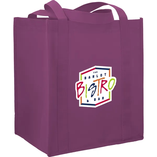 10" x 14.5" x 13" non-woven grocery tote bag with bottom... from ASI 66887 PCNA / Bullet
