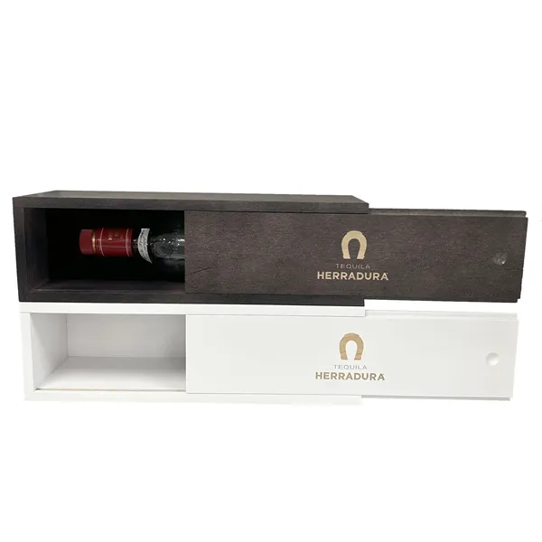 Sliding Lid Wine Box, 14.62" x 4.37" x 4.62"... from ASI 88156 Solid Dimensions Inc / Solid Dimensions Line