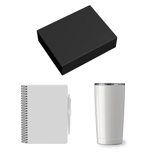 Gift Set includesBRP921 - SMALL JOURNAL GIFT BOX  TUMBLER CUTOUTBRST3204... from ASI 88660 Spector & Co.