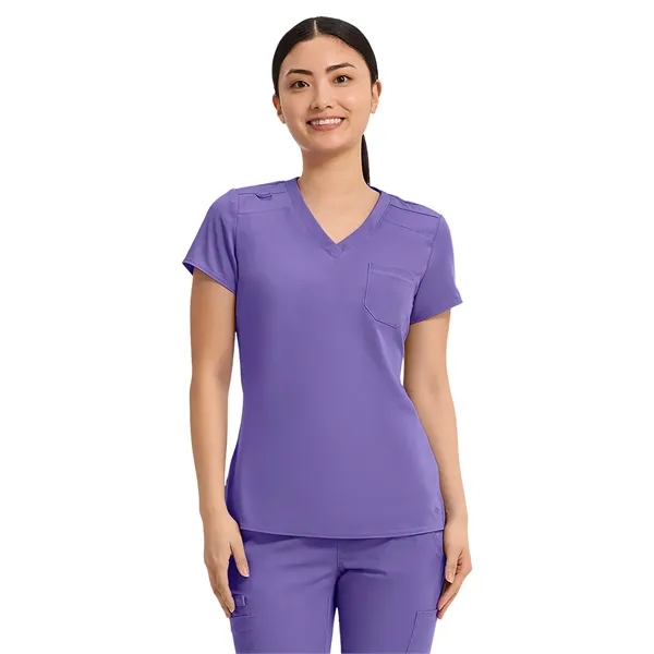 Med Couture Touch Women's Chest Pocket Top... from ASI 86018 Scrub Authority