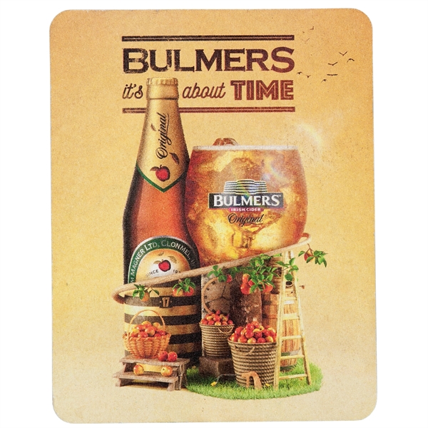 3 1/2" x 4 1/2", 60 point pulp board rectangle coaster... from ASI 43051 CPS / Keystone CPS CPS/Keystone