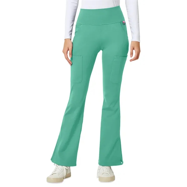 Med Couture - MC AMP KNIT - Women's 5-Pocket Flare Leg... from ASI 86018 Scrub Authority