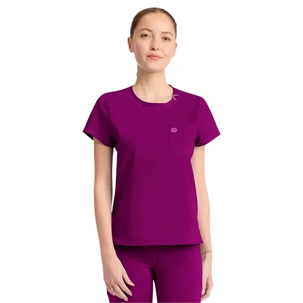 Med Couture - MC AMP KNIT - Women's 2-Pocket Crew Neck... from ASI 86018 Scrub Authority