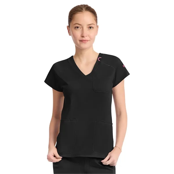 Med Couture - MC AMP KNIT - Women's 3-Pocket V-Neck Top... from ASI 86018 Scrub Authority