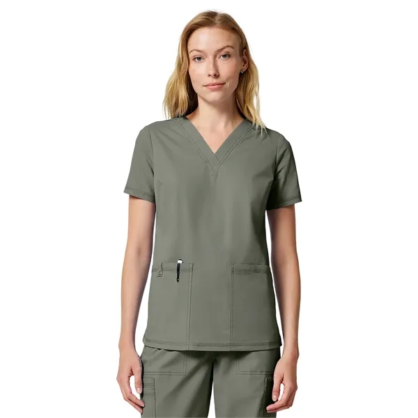 Dickies Medical - Forge - Women's 2-Pocket V-Neck Scrub Top... from ASI 86018 Scrub Authority