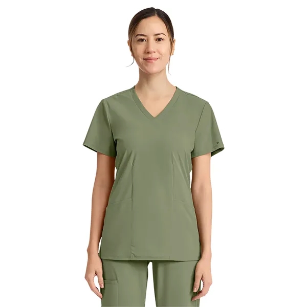 Infinity Pursuit - Women's 2-Pocket V-Neck Top... from ASI 86018 Scrub Authority