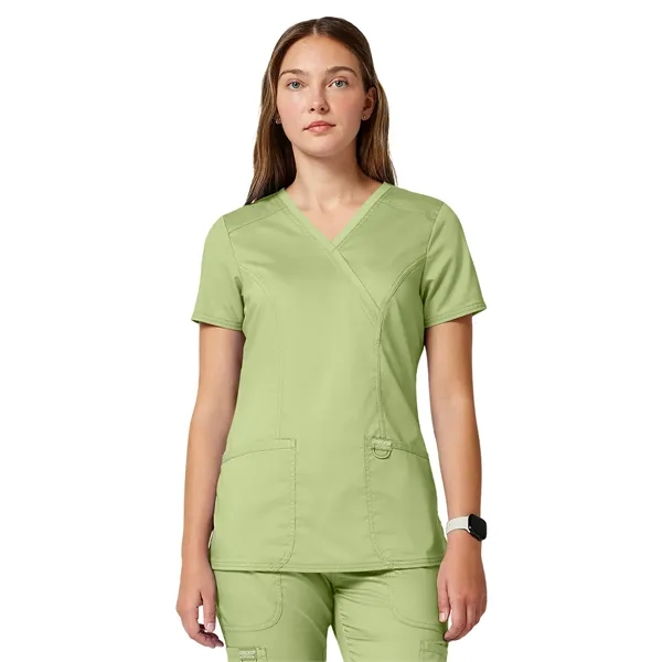 Cherokee - Workwear Revolution - Mock Wrap Top... from ASI 86018 Scrub Authority