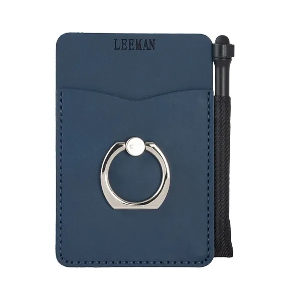 Leeman Tuscany Card Holder With Metal Ring Phone Stand An...... from ASI 79530 Prime Line