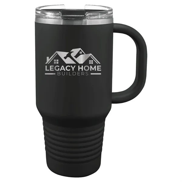 Polar Camel insulated stainless steel 32 ounce travel mug for hot... from ASI 74601 Calico