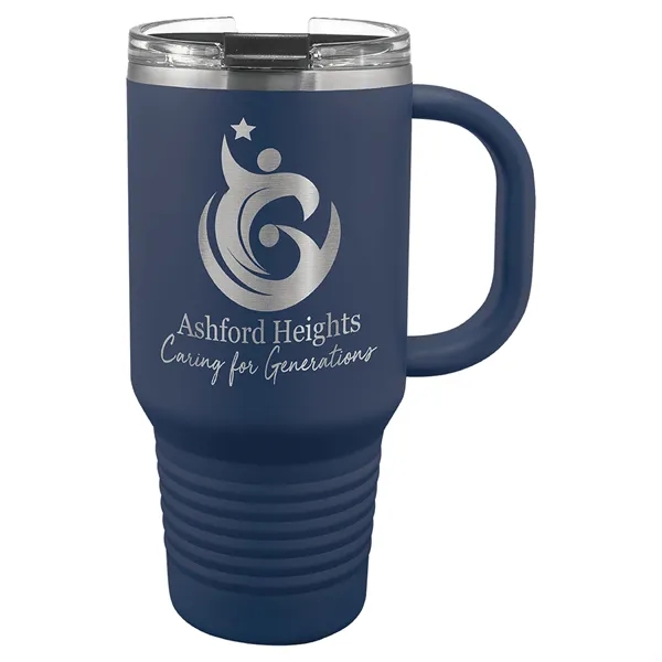 Polar Camel insulated stainless steel 32 ounce travel mug for hot... from ASI 74601 Calico