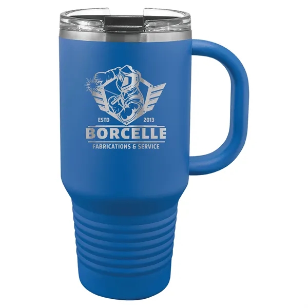 Polar Camel insulated stainless steel 32 ounce travel mug for hot... from ASI 74601 Calico