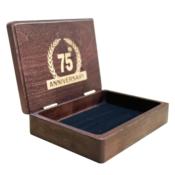 Wood card box with 2 decks of poker size playing cards.... from ASI 88156 Solid Dimensions Inc / Solid Dimensions Line