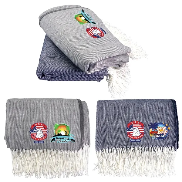 Patriotic Throw Blanket... from ASI 30208 A P Specialties / AP Specialties