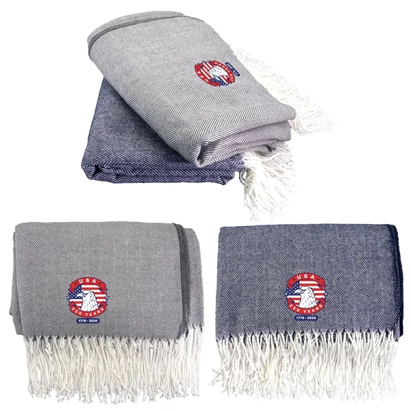 Patriotic Throw Blanket... from ASI 30208 A P Specialties / AP Specialties