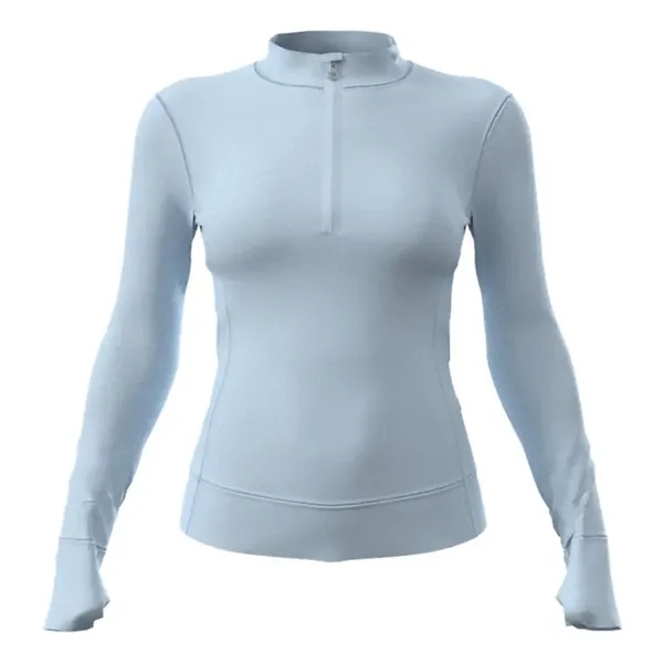 The Halley Long Sleeve Quarter-Zip crafted from luxurious Italian fabric, delivering... from ASI 38120 Ball Pro / Diversified Quality Kitchenware / Branded Apparel Designs