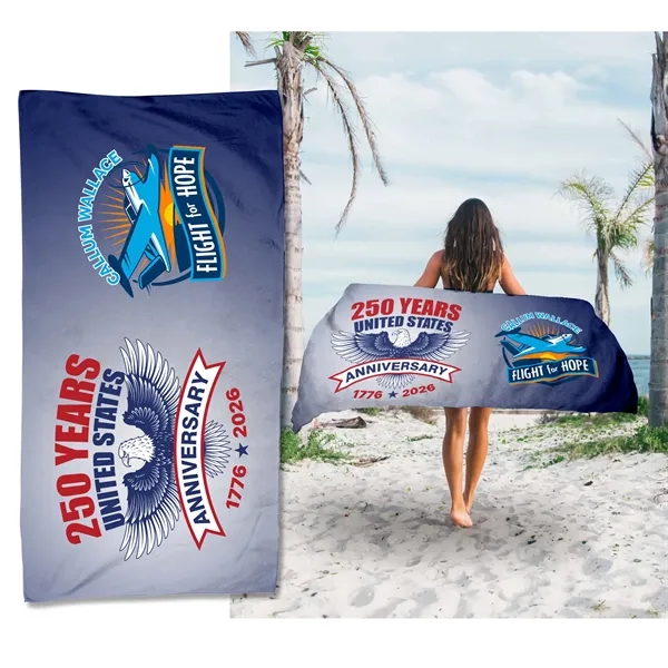 Patriotic Beach Towel... from ASI 30208 A P Specialties / AP Specialties