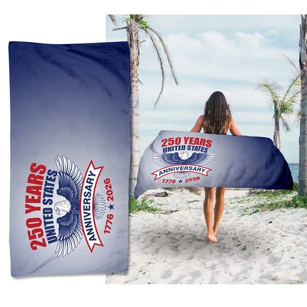 Patriotic Beach Towel... from ASI 30208 A P Specialties / AP Specialties