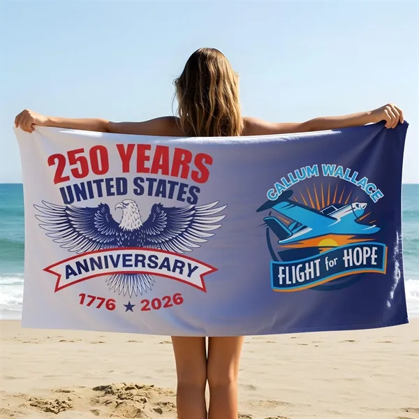 Patriotic Beach Towel... from ASI 30208 A P Specialties / AP Specialties
