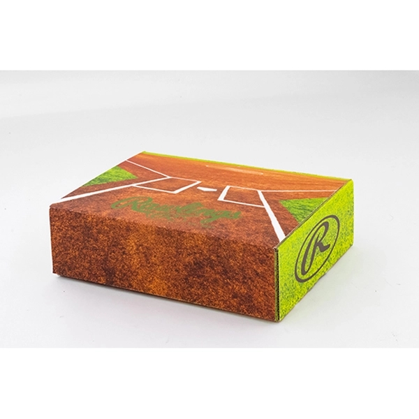 13.5" x 10" x 4" E-Flute corrugated tuck box with digitally... from ASI 90807 Tekweld