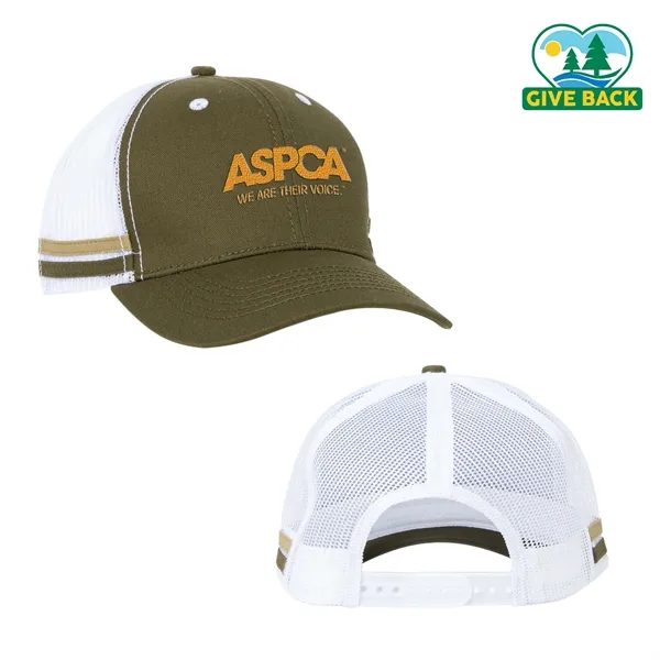 America 250 ACE Striped Trucker Hat... from ASI 44900 NC Custom (CI/Lanco) / ACE USA