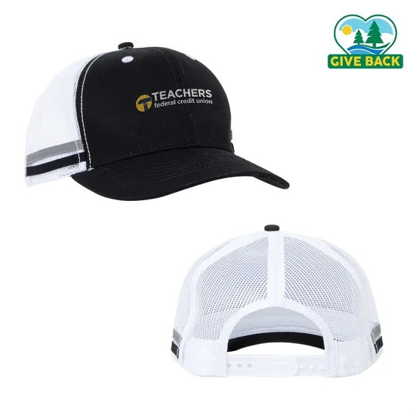 America 250 ACE Striped Trucker Hat... from ASI 44900 NC Custom (CI/Lanco) / ACE USA