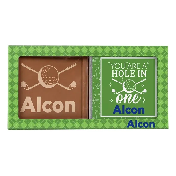 Item #SQEBX2-G-E Golf - Square Bar- 2 Pack with Etched Bar