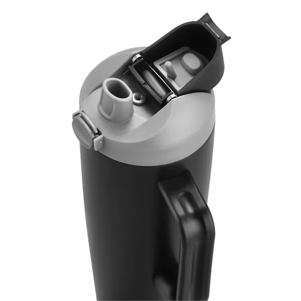 30 oz vacuum insulated mug with carry handle.... from ASI 99030 Zipline / Zipline Zipline®