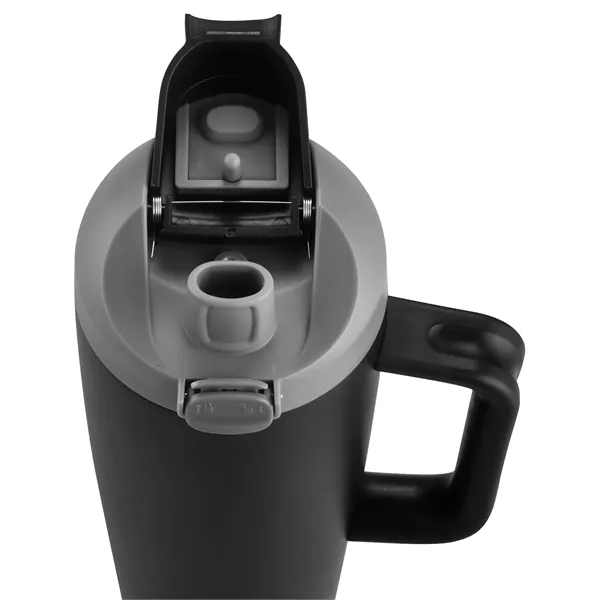 30 oz vacuum insulated mug with carry handle.... from ASI 99030 Zipline / Zipline Zipline®