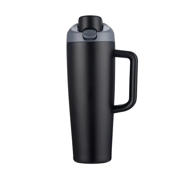 30 oz vacuum insulated mug with carry handle.... from ASI 99030 Zipline / Zipline Zipline®