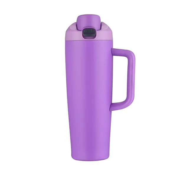 30 oz vacuum insulated mug with carry handle.... from ASI 99030 Zipline / Zipline Zipline®