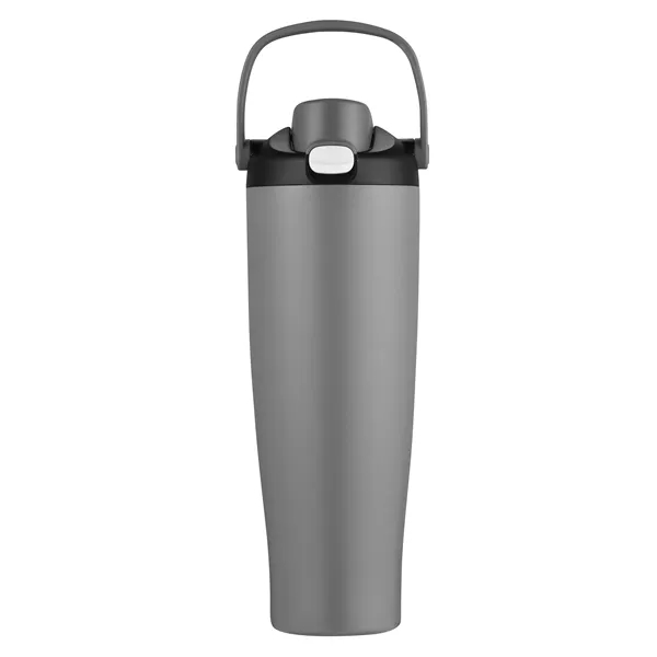 40 oz insulated tumbler with handle and straw.... from ASI 99030 Zipline / Zipline Zipline®