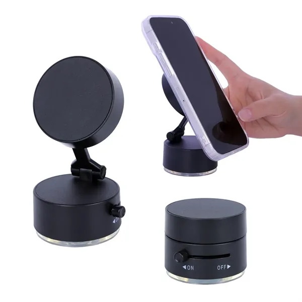 Portable Magnetic Phone Mount With Suction Cup Base... from ASI 36730 Ariel Premium Supply Inc