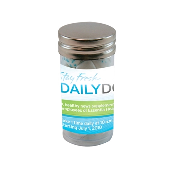 Small gourmet plastic tube that's filled with your choice of mints,... from ASI 61125 Hit Promotional Products