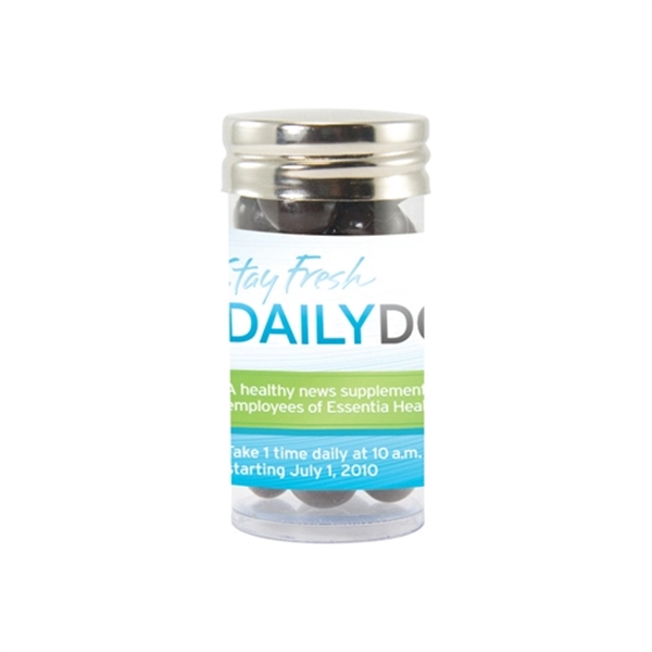 Small gourmet plastic tube that's filled with your choice of mints,... from ASI 61125 Hit Promotional Products