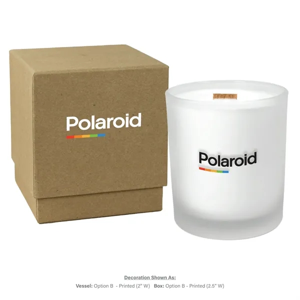 Classic, frosted glass provides a muted background for your printed artwork... from ASI 38850 Bath Promotions / Bath Promotions