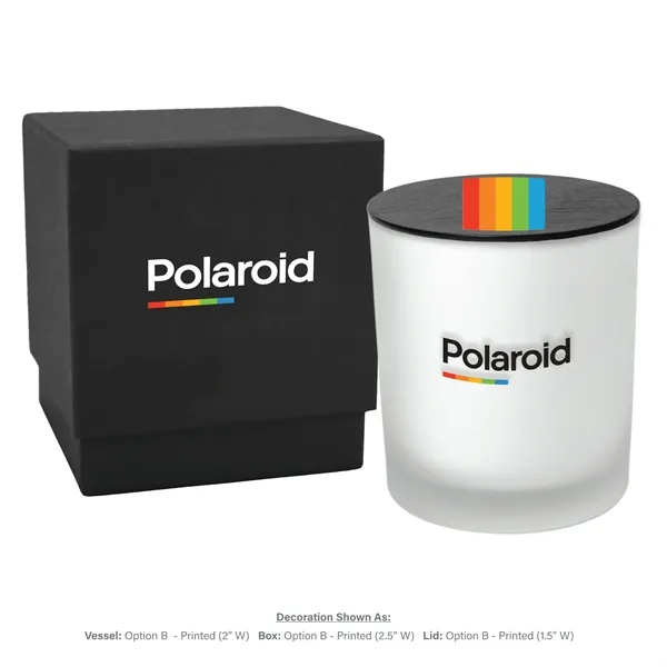 Classic, frosted glass provides a muted background for your printed artwork... from ASI 38850 Bath Promotions / Bath Promotions