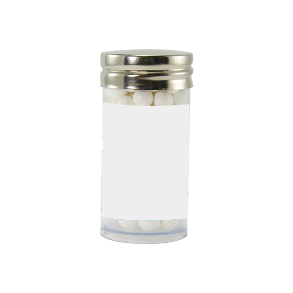 Small gourmet plastic tube that's filled with your choice of mints,... from ASI 61125 Hit Promotional Products
