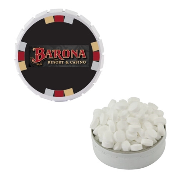 Large snap-top tin sold empty or with your choice of filler... from ASI 61125 Hit Promotional Products