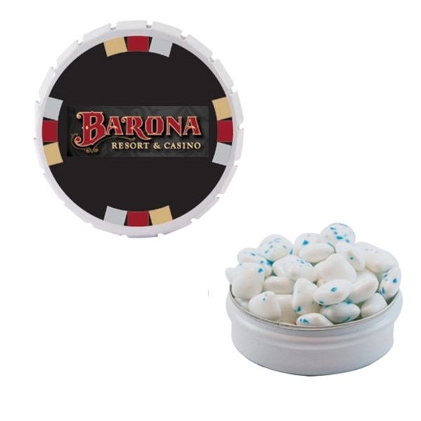 Large snap-top tin sold empty or with your choice of filler... from ASI 61125 Hit Promotional Products