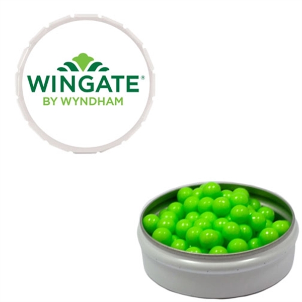 Large snap-top tin sold empty or with your choice of filler... from ASI 61125 Hit Promotional Products