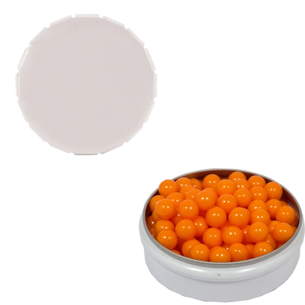 Large snap-top tin sold empty or with your choice of filler... from ASI 61125 Hit Promotional Products