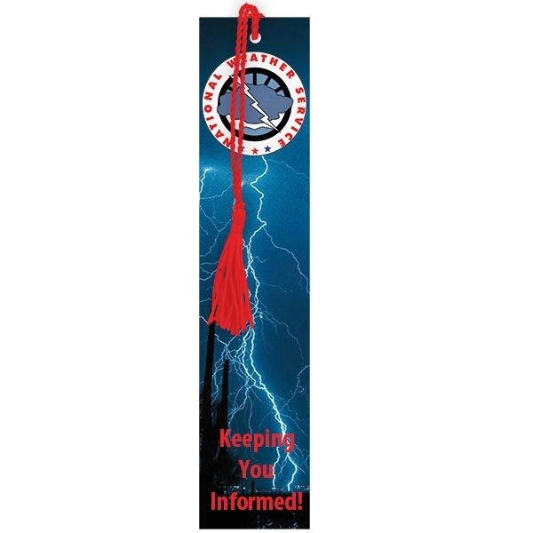 White, rectangle-shaped bookmark made of 12-point stock and liquid laminate coated.... from ASI 43051 CPS / Keystone CPS CPS/Keystone