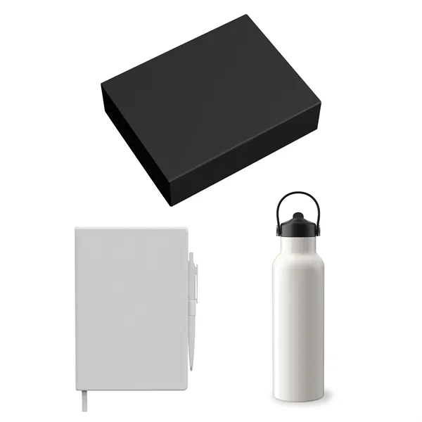 Gift Set includesBRP920 - SMALL JOURNAL GIFT BOX  BOTTLE FITBRST3203... from ASI 88660 Spector & Co.