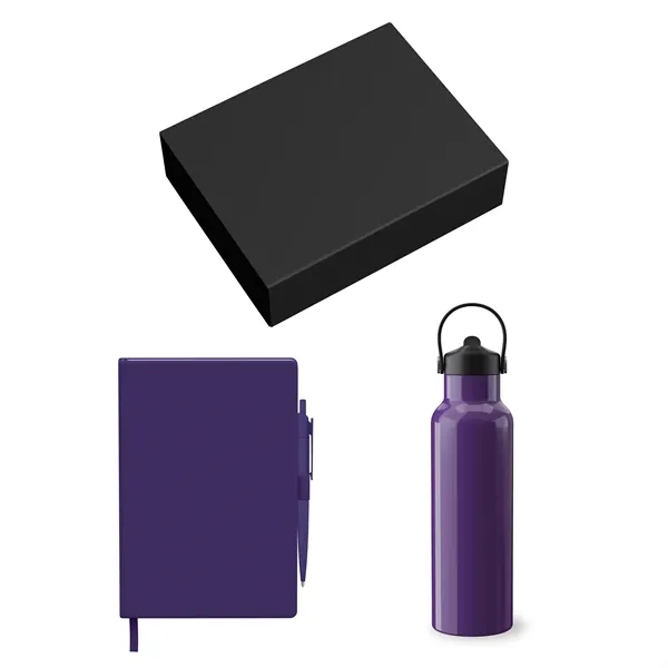 Gift Set includesBRP920 - SMALL JOURNAL GIFT BOX  BOTTLE FITBRST3203... from ASI 88660 Spector & Co.