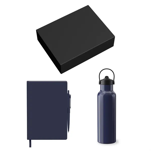 Gift Set includesBRP920 - SMALL JOURNAL GIFT BOX  BOTTLE FITBRST3203... from ASI 88660 Spector & Co.