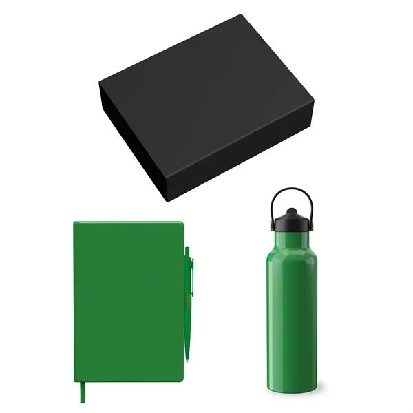 Gift Set includesBRP920 - SMALL JOURNAL GIFT BOX  BOTTLE FITBRST3203... from ASI 88660 Spector & Co.