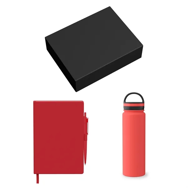 Gift Set includesBRP920 - SMALL JOURNAL GIFT BOX  BOTTLE FITBRST3203... from ASI 88660 Spector & Co.