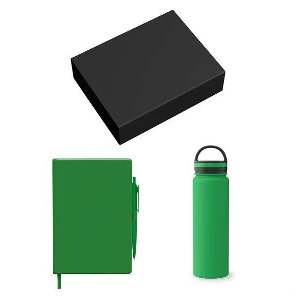 Gift Set includesBRP920 - SMALL JOURNAL GIFT BOX  BOTTLE FITBRST3203... from ASI 88660 Spector & Co.